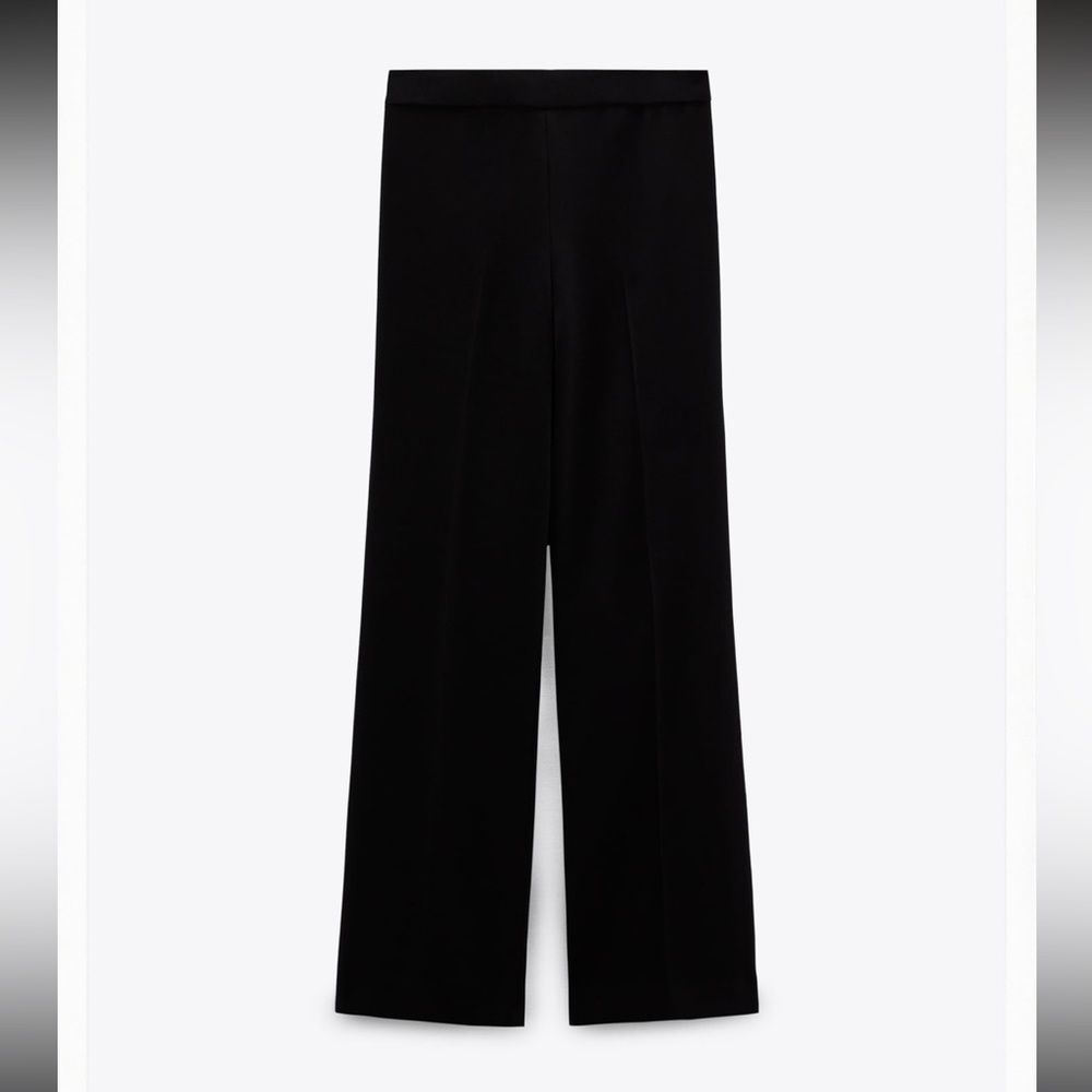Black Zara Long Flowy Pants